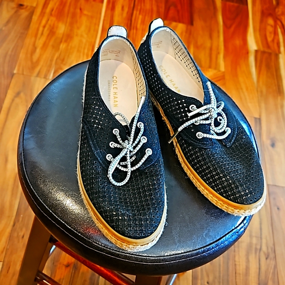 COLE HAANCloud 3Eye Suede Espadrille Sneakers